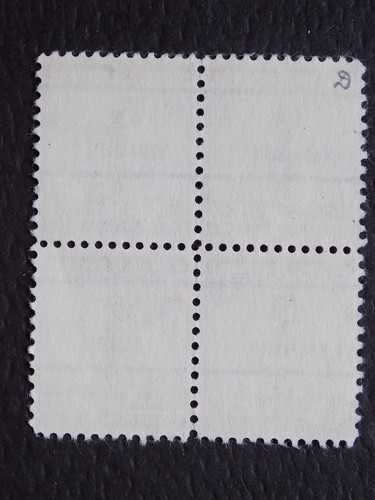 (1) USED BLOCK OF (4) PRECAN. stamps-W/A NEW YORK,NY P/C-3 C TORCH - Picture 2 of 2