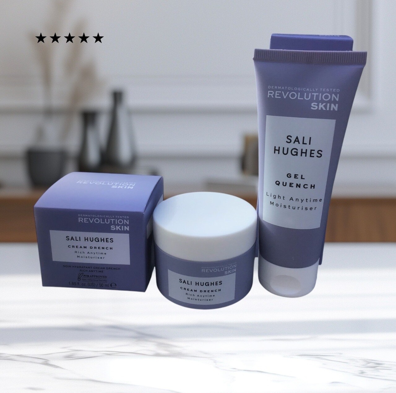Revolution Skincare Sali Hughes Kit Hydratant Gel Acide Hyaluronique