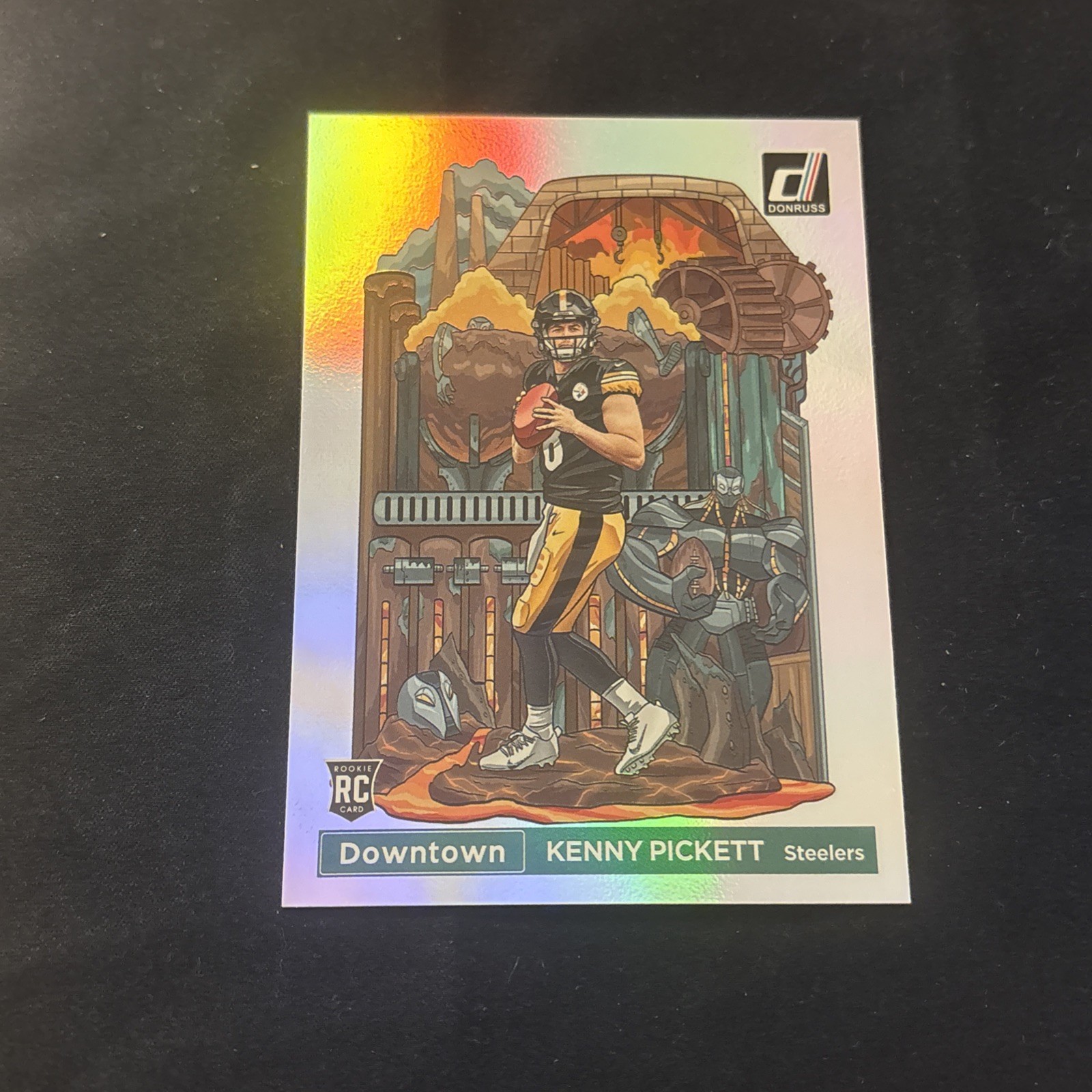 2022 Panini Donruss Downtown Kenny Pickett #DT-KP (RC) Steelers Rookie Football