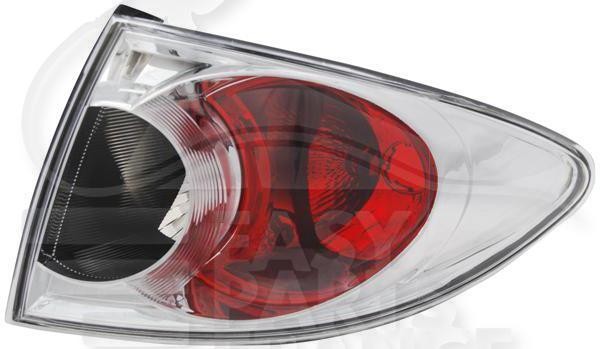 Feu arrière droit Mazda 6 break optique haut de gamme rouge et cristal