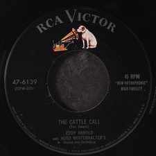 EDDY ARNOLD: the kentuckian song / the cattle call RCA 7" Single 45 RPM