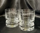 Set Of 2~Steuben~Old Fashioned~Heavy Cut Pattern~Signed