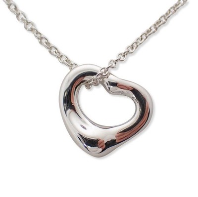 [Gebraucht] Tiffany & Co. 925 Open Heart Anhänger / Halskette / j292-6