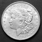 1921 Morgan Silver Dollar, 90% Silver,  Good Condition, Denver Mint
