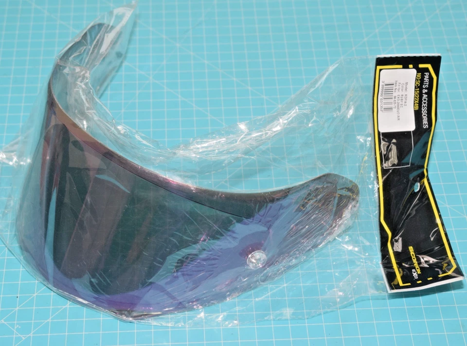 visière écran SCORPION "iridium violet" pour casque EXO-510/710 /1200/2000 air - Photo 1/1