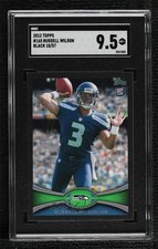 2012 Topps Black 10/57 Russell Wilson #165 SGC 9.5 Mint+ lz7