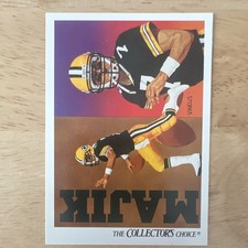 Upper Deck 1991 Don Majkowski #91 Checklist Green Bay Packers NFL Football Card