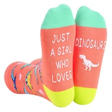 Zmart Funny Dinosaur Gifts for Adults - Medium, Just Loves Dinosaurs Pink