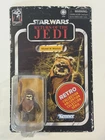 Wicket W. Warrick Retro Collection Action Figure, Kenner, ROTJ Card. Unpunched,