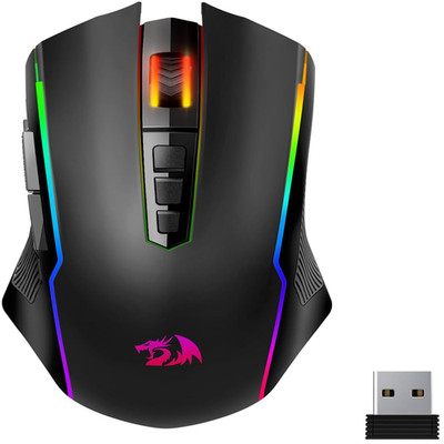 Redragon Wireless Gaming Maus RGB 2.4G USB-C Bluetooth 12000 DPI 9