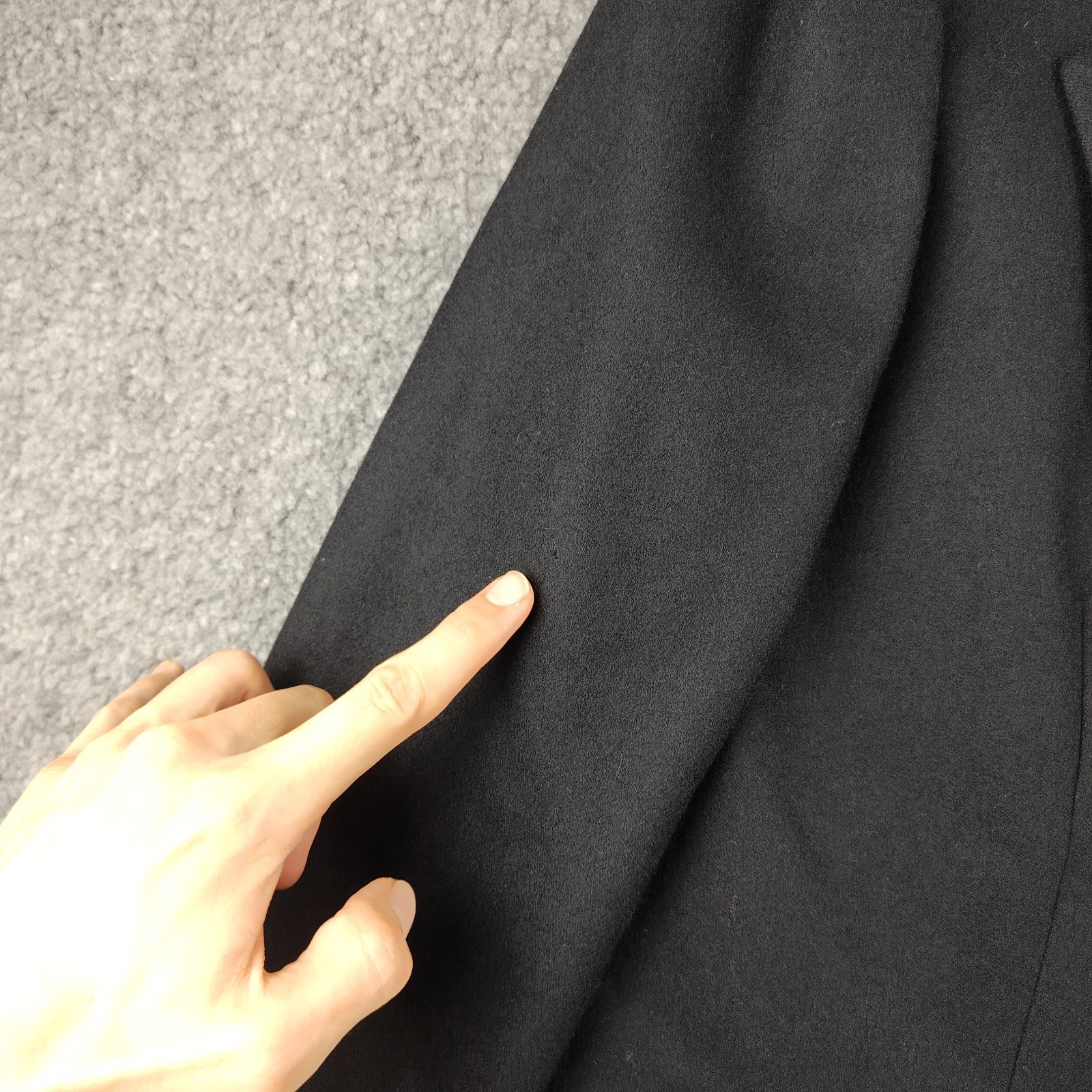 VTG Pendleton Blazer Single Button Black Wool Siz… - image 6