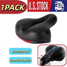 Extra Wide Big Bum Bike Bicycle Saddle Seat Gel Cushion Sporty Soft Comfort Pad