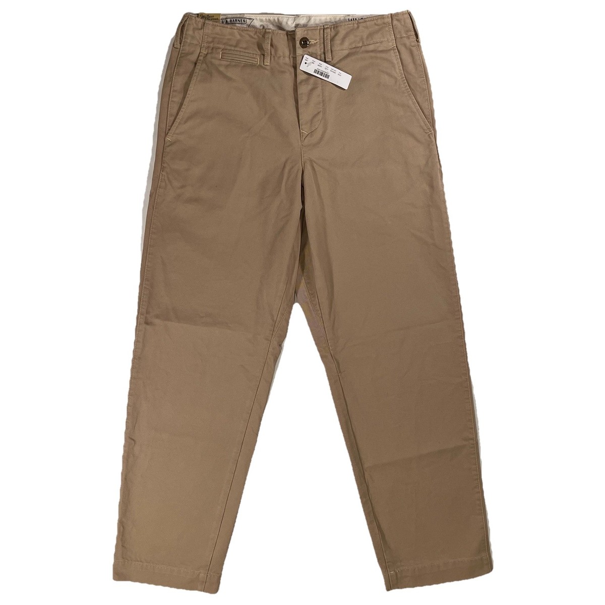 J Crew Wallace & Barnes Selvedge Officer Chino Pant Khaki Men's