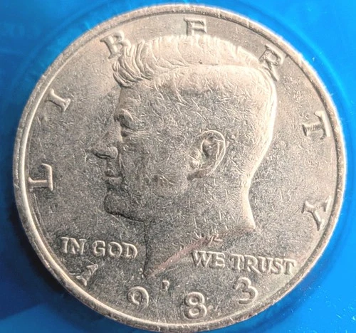 1983 P Kennedy Half Dollar No FG Initial Error