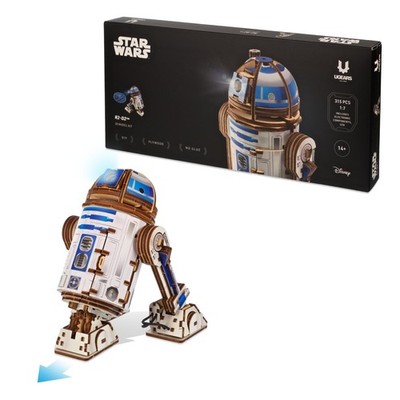 3D Wooden Puzzle Star Wars R2-D2 Model Kit Adults Hobby UGEARS Puzzles