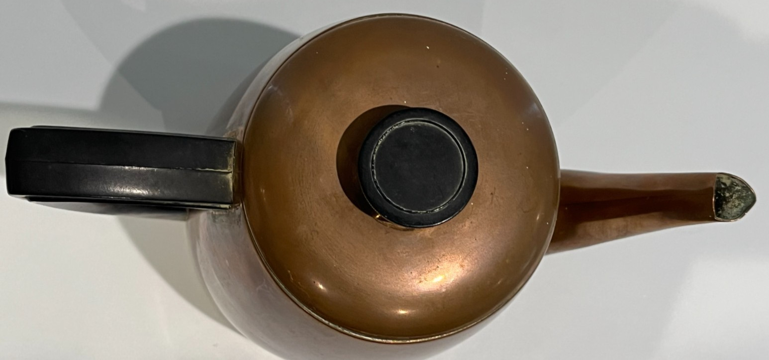 VINTAGE SONA WARE COFFEE POT COPPER OVER ALUMINIUM STRATFORD-ON-AVON