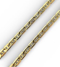 585 Gold Halskette Figarokette Panzerkette Gelbgold 44cm 1,9mm 14K