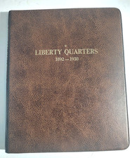 Barber Quarter 1892-1916 Partial Coin Album Collection 62 Coins Key Dates