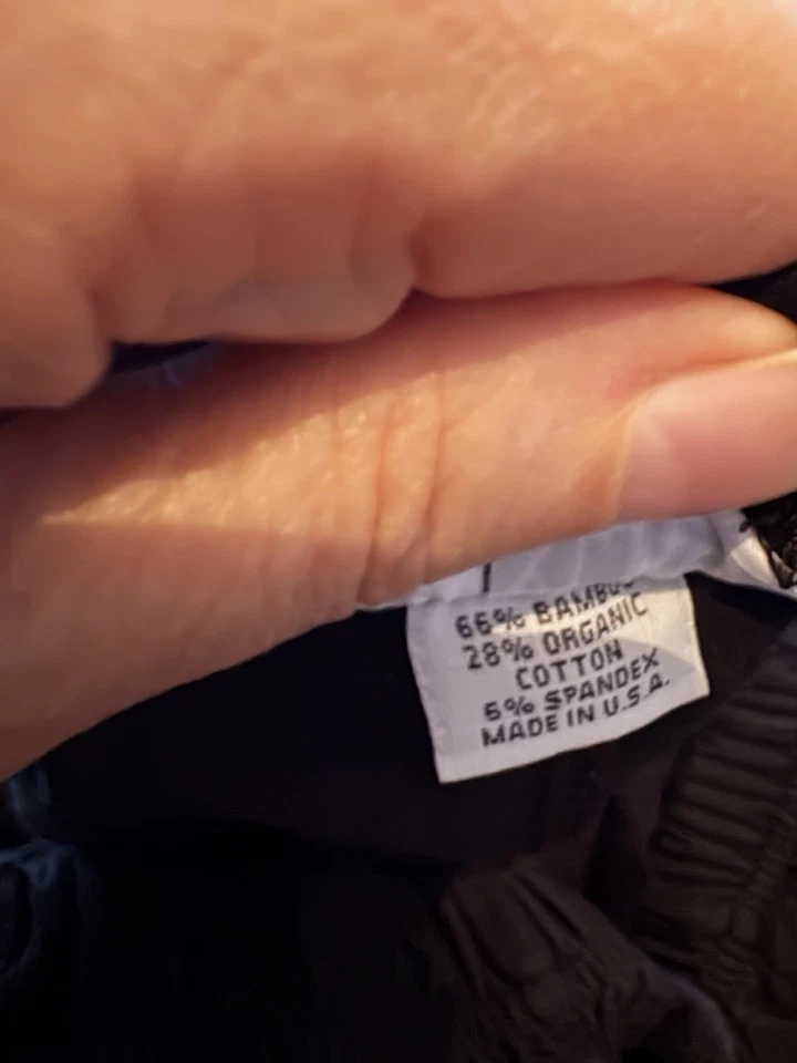 Pantalones Bryn Walker para mujer XS negros pierna ancha linterna bolsillos elásticos tobillo EE. UU. Foto 3 de 4