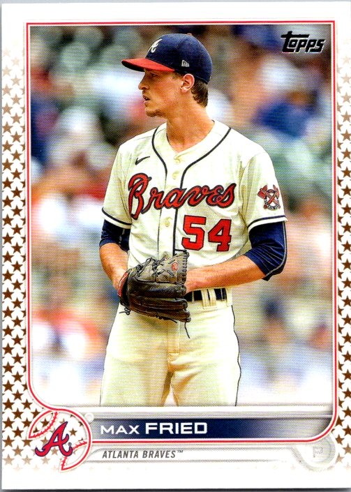 2022 Topps #129 Max Fried  Gold Star