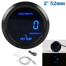 2" 52mm Digital LED Exhaust Gas Temp Gauge EGT Temperature Meter with Sensor New