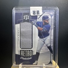Manuel Margot 2022 Panini National Treasures Retro Materials Rays RM-MM /49
