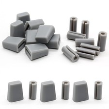60 PCS Kitchen Sink Wire Protective Rack Feet Grid Bumper Replacement Gray