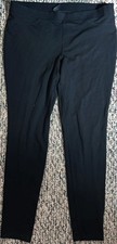 Hue Leggings Smooth M Black Womens w/ Back Pockets   