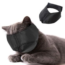 Beikal Muzzle for Cat Grooming, Nylon Cat Muzzles, Pet Groomer Helpers Tools,...