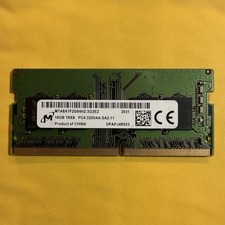 Micron 16GB DDR4 3200MHz Laptop RAM 1Rx8 PC4-3200AA SODIMM MTA8ATF2G64HZ-3G2E2
