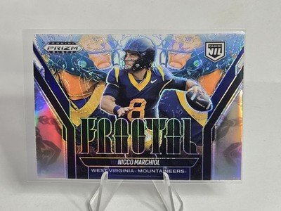 Prizm Black Nicco Marchiol Fractal Silver Prizm Holo #25 West Virginia    