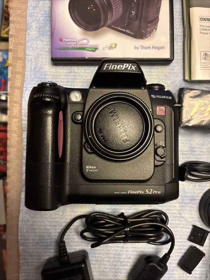 Fujifilm Camera Body FinePix Digital S2Pro 6.2MP Nikon F Mount Tested Works - Image 2 of 4
