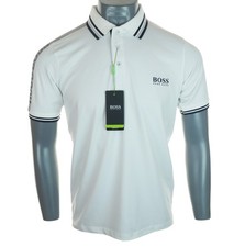 Image of New Men's Hugo Boss Paddy Pro Golf Polo Shirt Moisture Manager Stretch Embossed