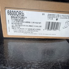MOEN 6600ORB Brantford Single Hole High-Arc Bathroom Faucet in Oil Rubbed Bronze