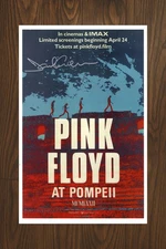 Pink Floyd – AT POMPEII Signed Movie Poster 11x17 with COA - Authentic