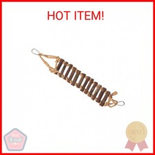 Prevue Pet Products Naturals Rope Ladder Bird Toy, Wood Stairs Climbing Activity
