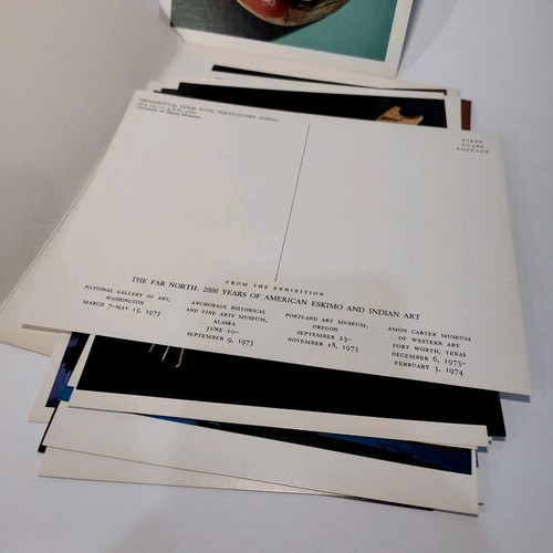 Far North American Indian Exhibition Book & Postcard Set 14 Eskimo Art 1973-74 - Bild 9 von 12