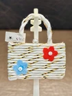 Vintage Barbie Clone Premier Togs Purse - White - With Original Japan Paper Tag