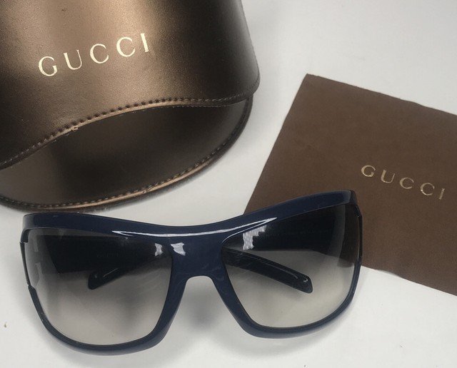 navy blue gucci sunglasses