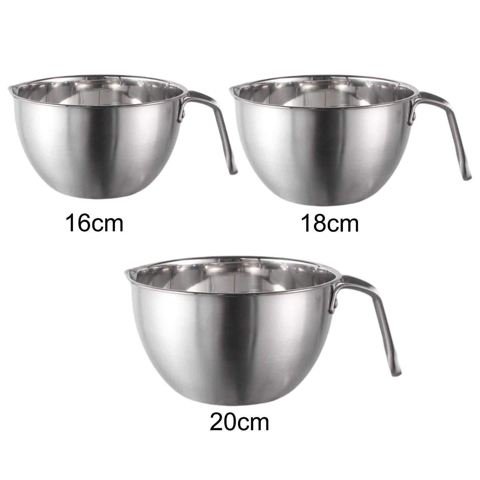 Olla de caldera herramienta de horneado acero inoxidable crisol para dulces queso