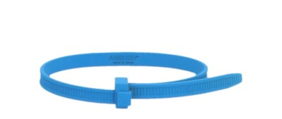 zip tie bracelet blue