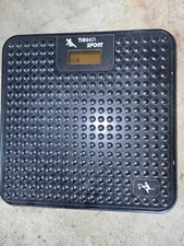 Black bathroom scale, slim design, very accurate