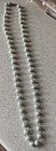 VINTAGE MINT GREEN BEADED & SILVER TONE CHAIN NECKLACE — photo 2
