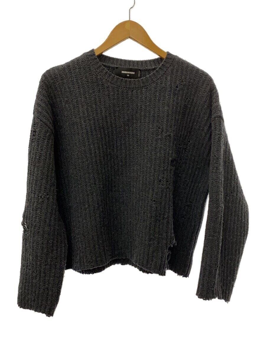 DSQUARED2 knit sweater (thick XS wool Gray Used | eBay