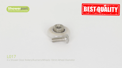 1 X Bottom Gancio Porta Doccia Rulli/guida/mano Sinistra/New Replacement Part J058