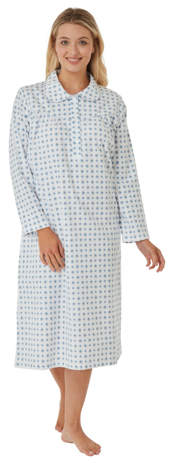 LADIES WINCEYETTE 100 BRUSHED COTTON FLANNELETTE NIGHTIES NIGHTWEAR eBay