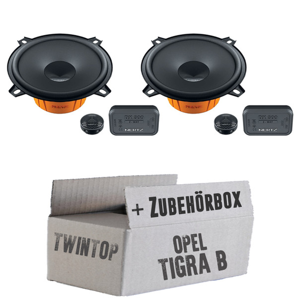 Opel Tigra B Twin Top Front - Hertz 13Cm Lautsprecher Boxen TüR Vorne Einbauset-image