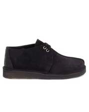 Clarks Desert Trek Ladies Black Suede Leather Shoes UK Size 4 D EU 37