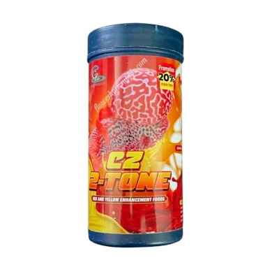 CZ AQUA PRODUCTS FLOWERHORN FISH FOODS - CZ AQUA - 2-TONE 100G - FREE SHIPPING