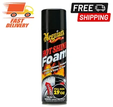 Meguiar's Hot Shine Tire Foam - High Goss Tire Shine that Cleans 19 Oz Aerosol..